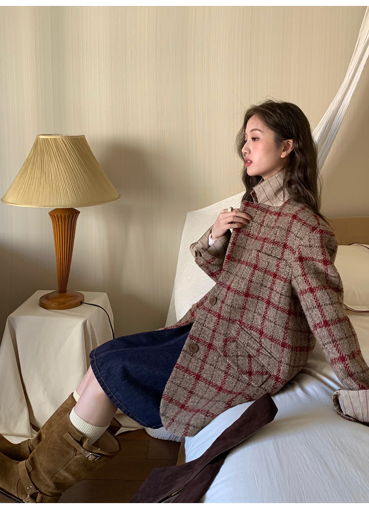 ギャザーデニムロングスカート