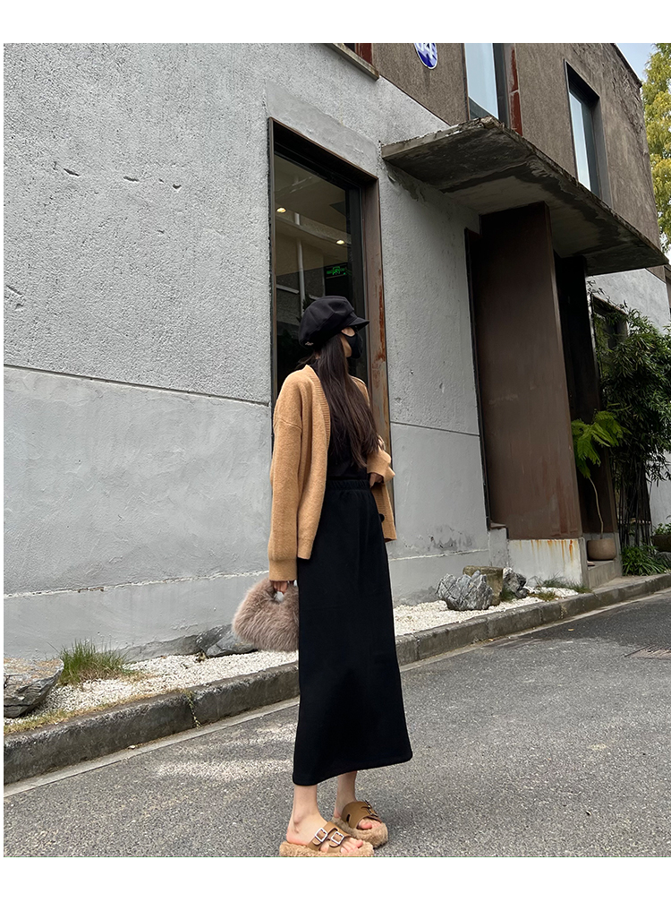 まろやかタイトロングスカート