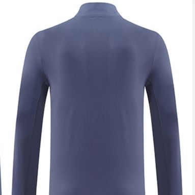 ロンT ハーフジップ立襟ロングシャツ