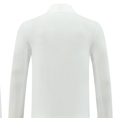 ロンT ハーフジップ立襟ロングシャツ