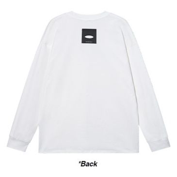 ロンT 文字入りシンプル長袖シャツ