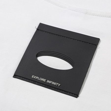 ロンT 文字入りシンプル長袖シャツ