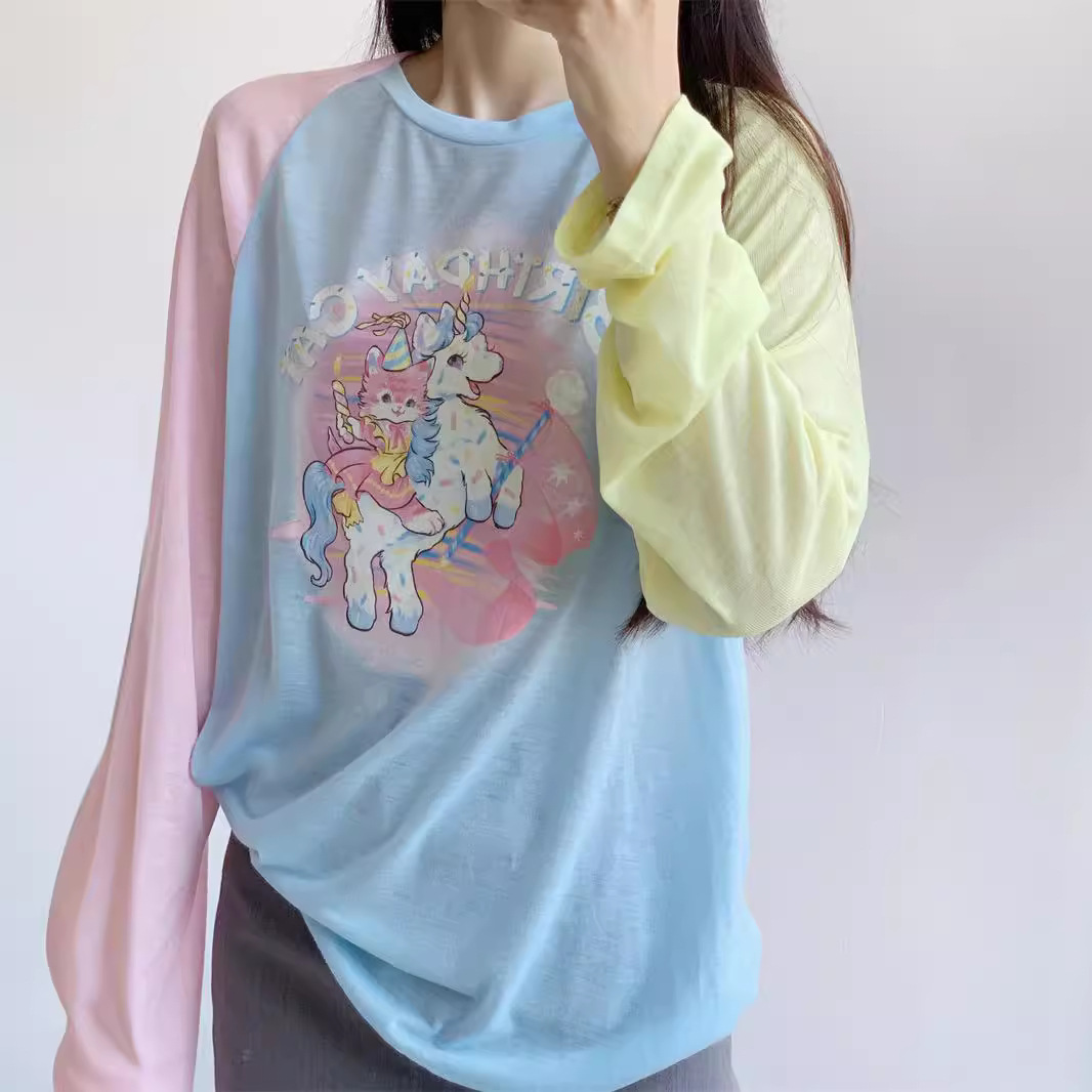 ロンT 夢見るファンタジー長袖シャツ