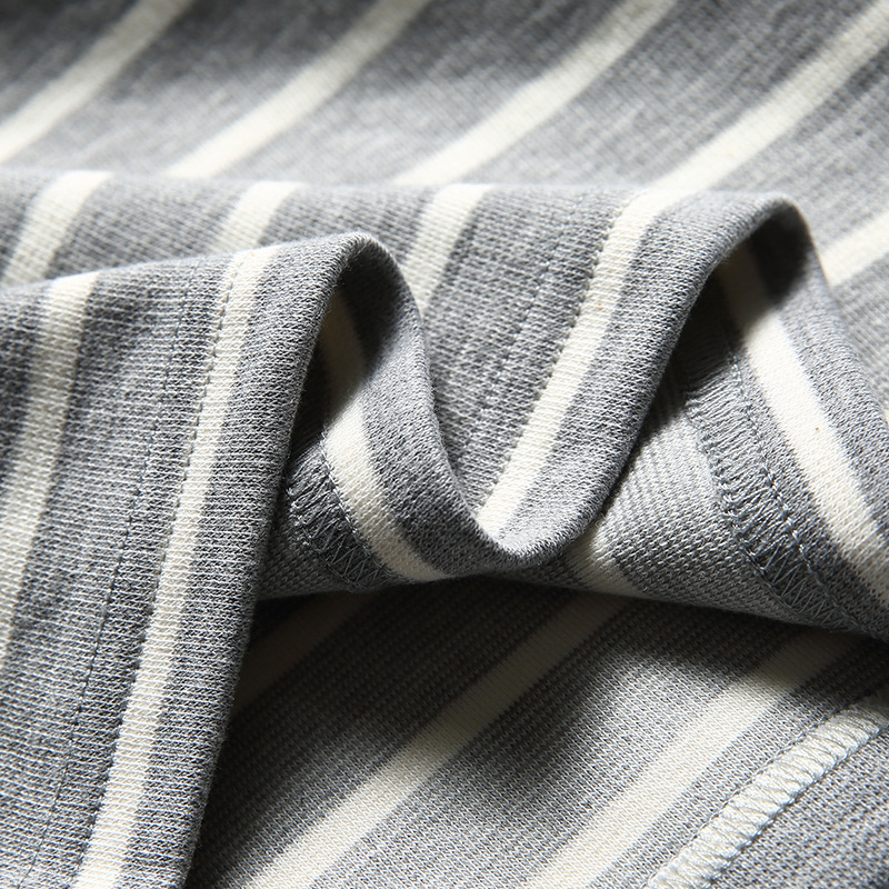 ロンT 男女兼用 ボーダー柄 長袖Tシャツ ゆったりシルエット