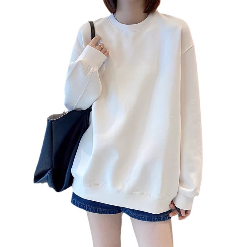 ゆったり襟ぐり ラグジュアリー厚手ロンT