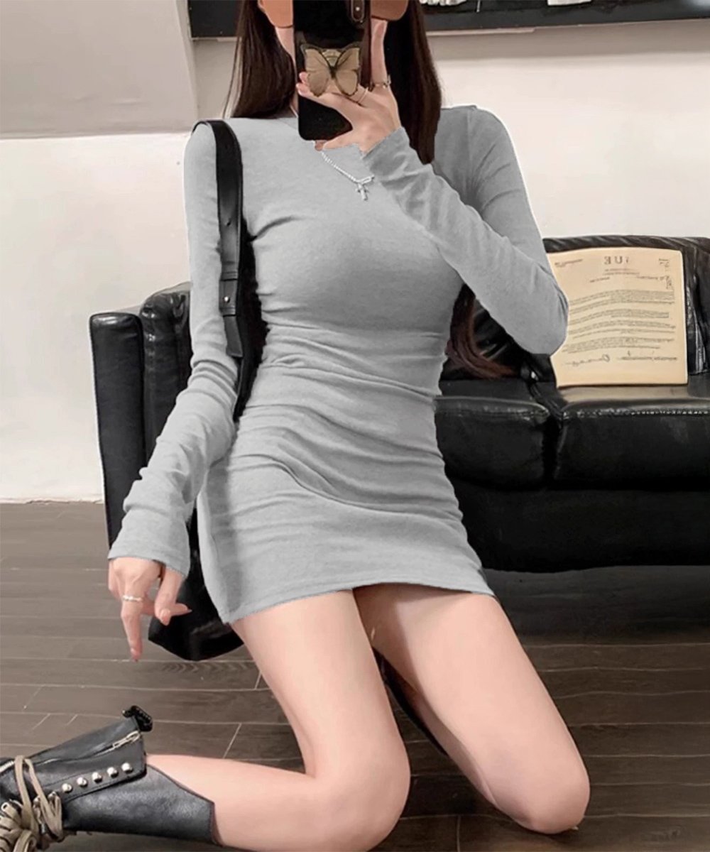 ロンTコットン 重ね着対応フィット長袖カットソー