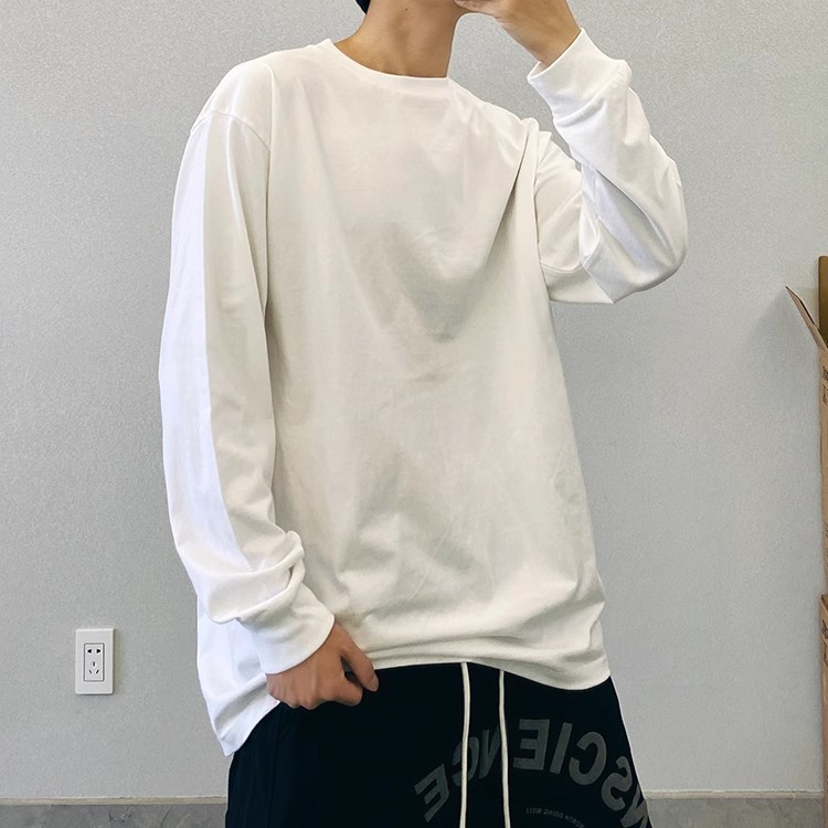ロンT シンプル快適ゆったり長袖