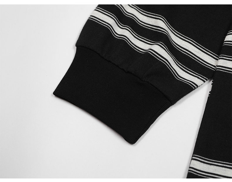 ロンT ボーダー柄長袖シャツ ユニセックス 秋冬対応 全2色