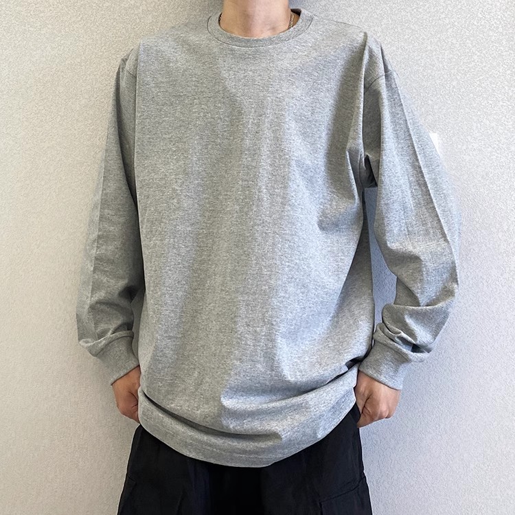 ロンT シンプル快適ゆったり長袖