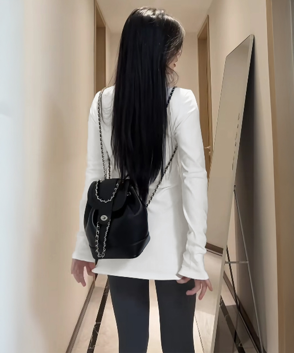 ロンTコットン 重ね着対応フィット長袖カットソー