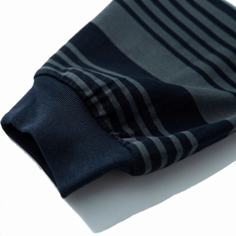 ロンT 男女兼用ボーダー柄長袖シャツ春夏秋対応全2色