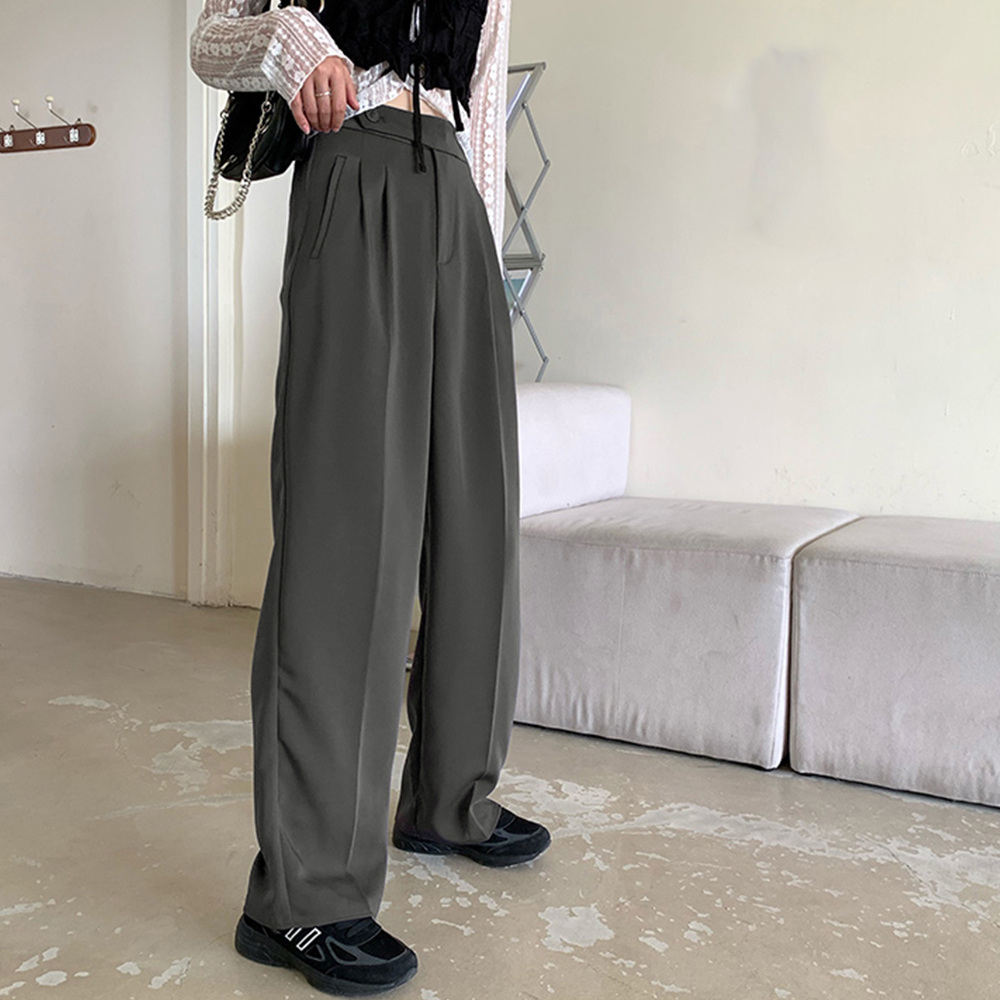  バギーパンツ ゆったりワイドパンツ レディース 通勤オフィス対応