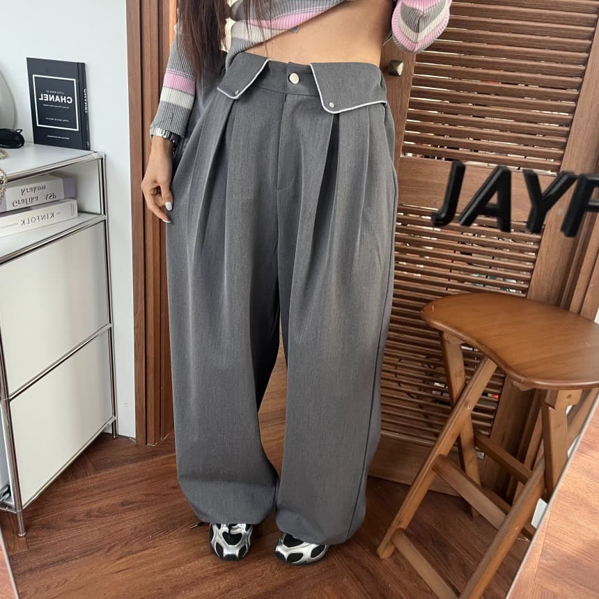  バギーパンツ 今季必須アイテム 上品デザイン ワイドスタイル パンツ