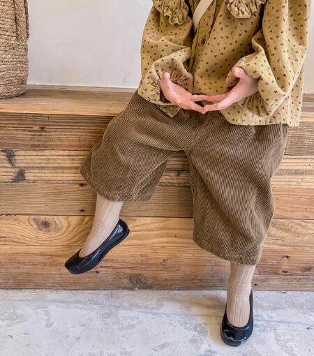  バギーパンツ 韓国風子供服コーデュロイズボン ゆったりボトムス80-130センチ