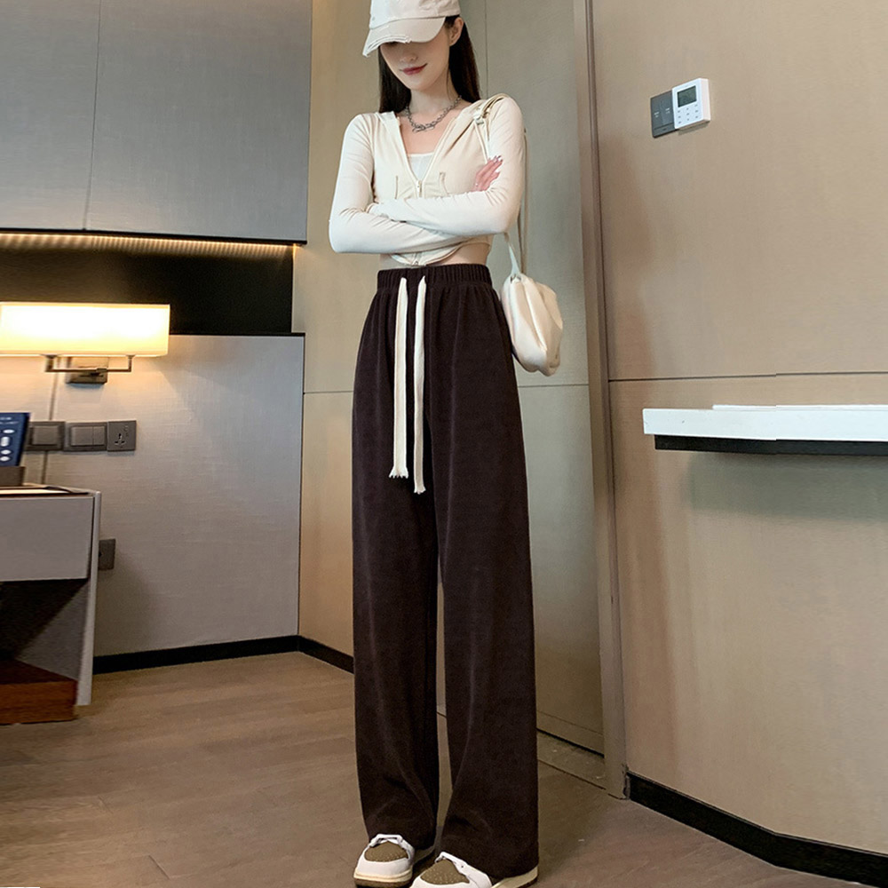  バギーパンツ コーデュロイバギーパンツ 韓国風ワイドパンツ