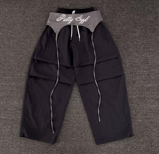 メンズ スウェット バギーパンツ ゆったりワイド カーゴポケット