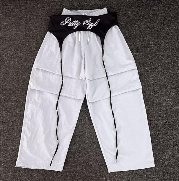 メンズ スウェット バギーパンツ ゆったりワイド カーゴポケット