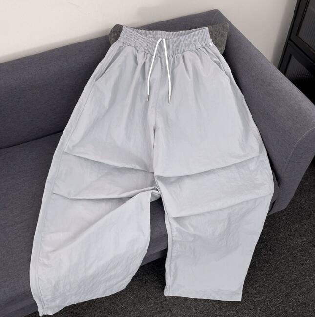 メンズ スウェット バギーパンツ ゆったりワイド カーゴポケット