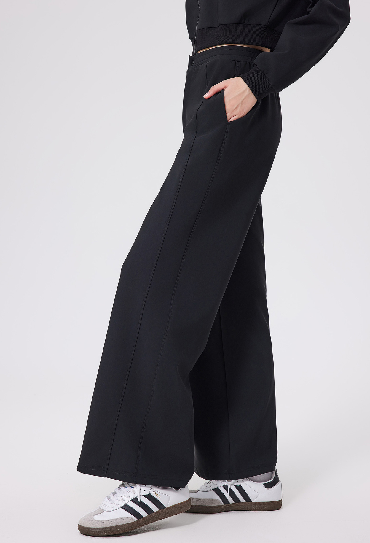  バギーパンツ 2025新作 保温性抜群 ワイド ゆったりパンツ ハイウエストゴム