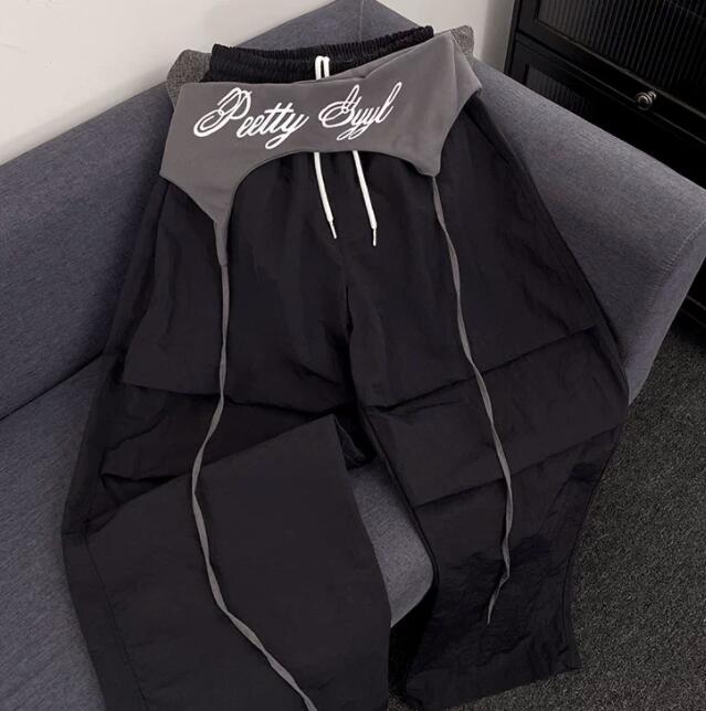 メンズ スウェット バギーパンツ ゆったりワイド カーゴポケット