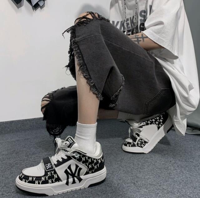  バギーパンツ メンズ デニム ハーフパンツ ダメージ加工 破れ膝