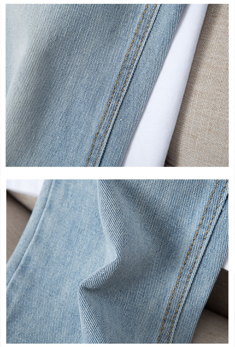  バギーパンツ レディース ハイウエスト ダメージデニム ゆったりワイドパンツ