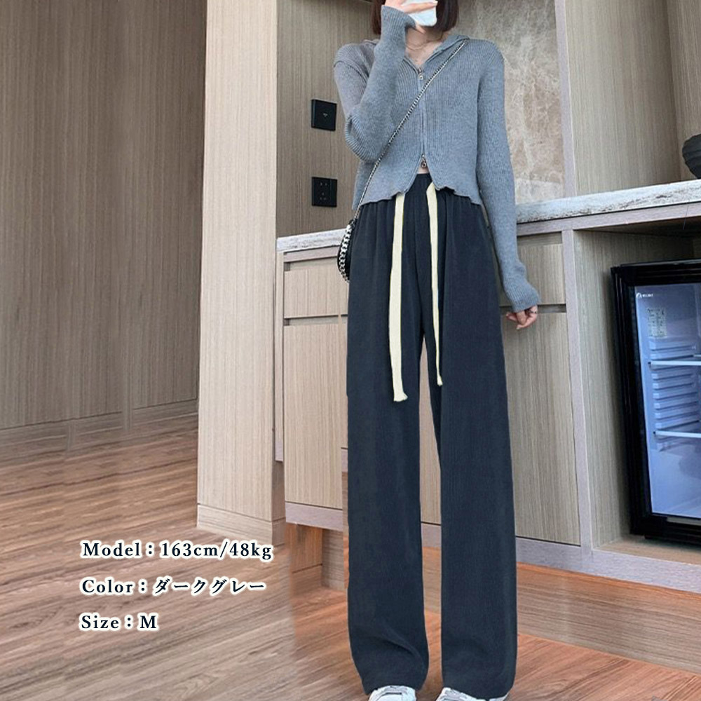  バギーパンツ コーデュロイバギーパンツ 韓国風ワイドパンツ