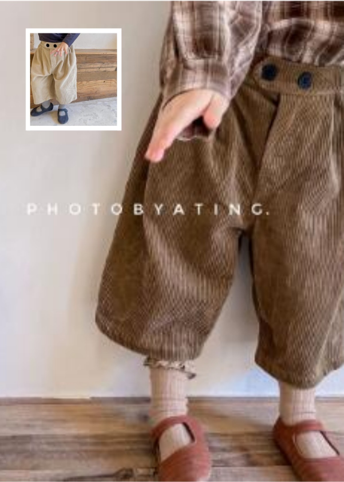 バギーパンツ 韓国風子供服コーデュロイズボン ゆったりボトムス80-130センチ