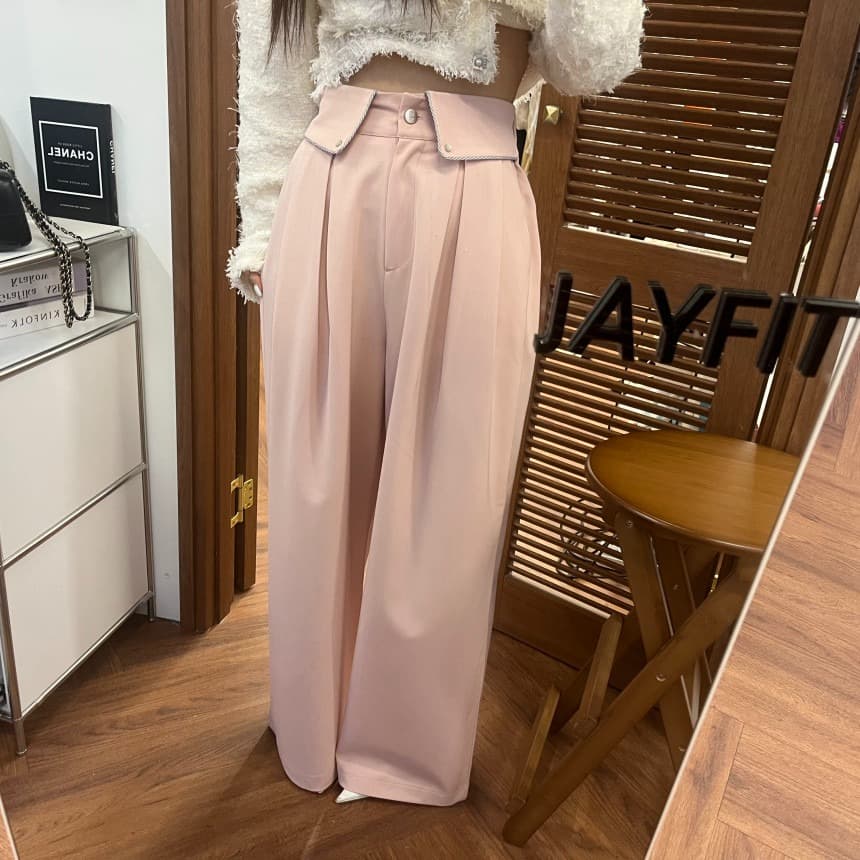  バギーパンツ 今季必須アイテム 上品デザイン ワイドスタイル パンツ