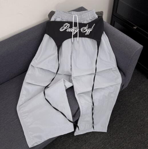 メンズ スウェット バギーパンツ ゆったりワイド カーゴポケット