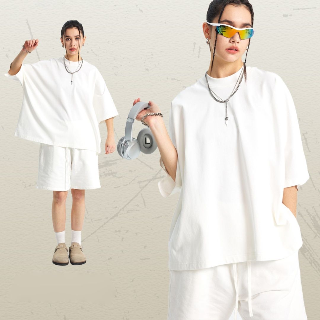 オーバーサイズTシャツ ストリート系オーバーサイズ半袖シャツメンズ