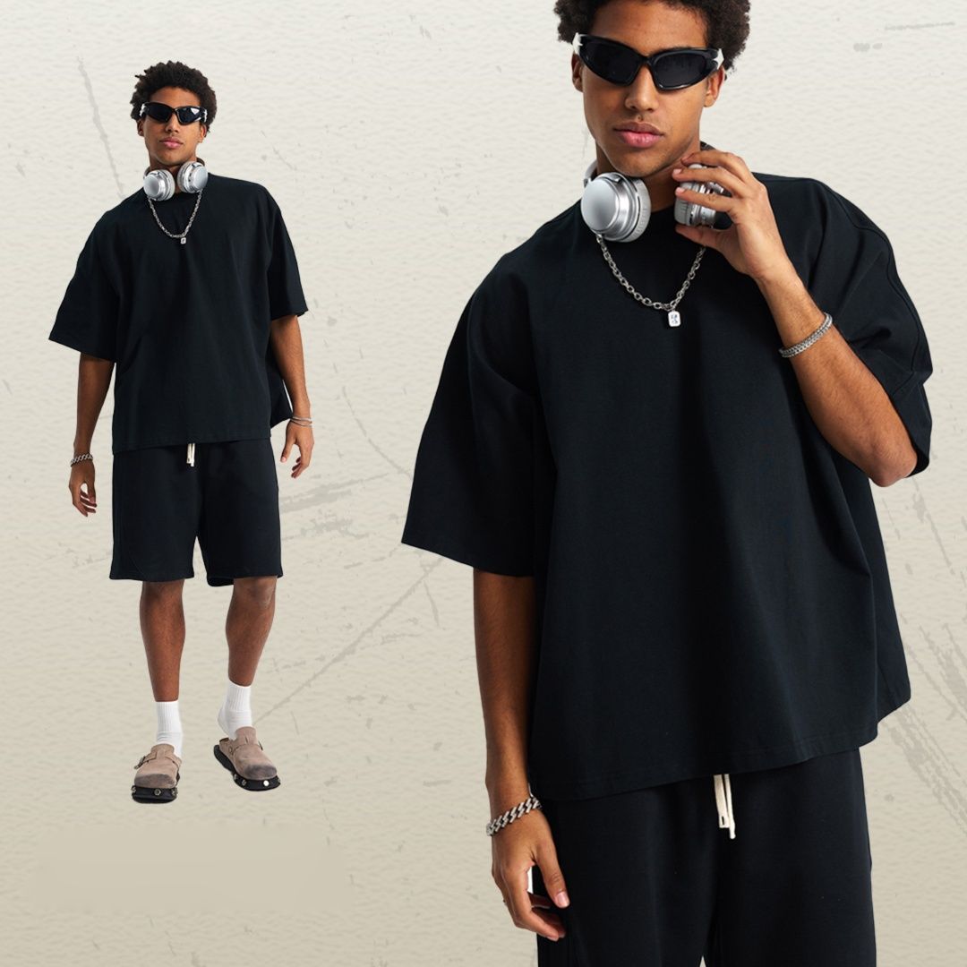 オーバーサイズTシャツ ストリート系オーバーサイズ半袖シャツメンズ