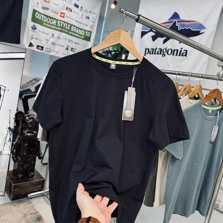 オーバーサイズTシャツ 抗菌防臭加工クルーネック半袖ゆったり無地半袖シャツ