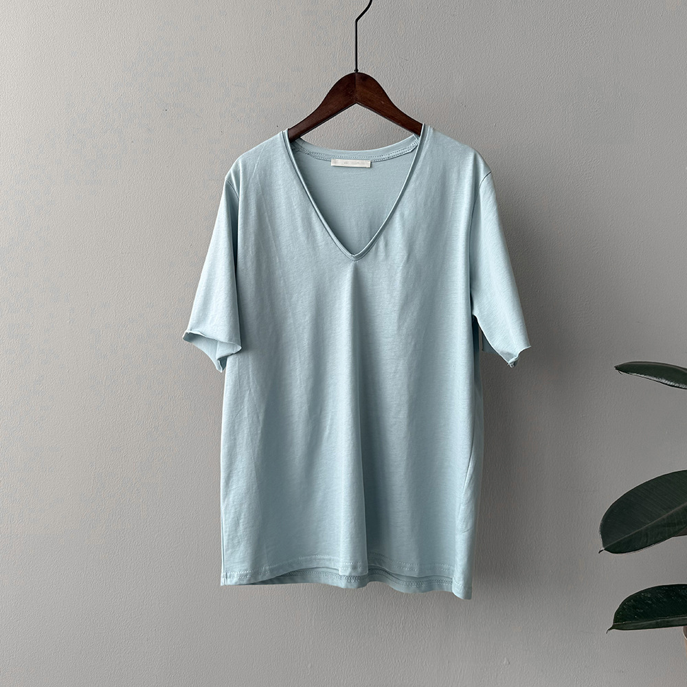 オーバーサイズTシャツ 優雅な横ゆるシルエット 丸首ゆったりティー