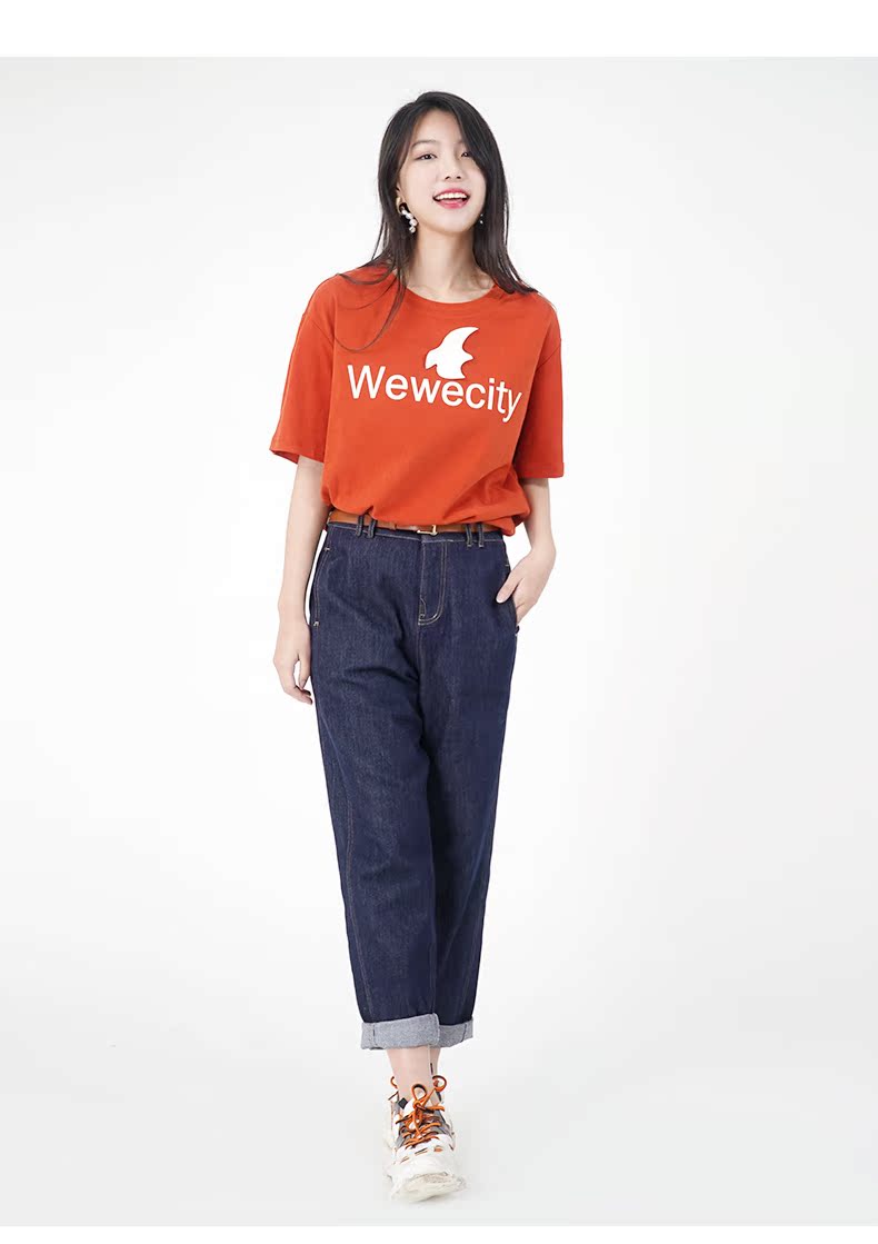 オーバーサイズTシャツ 鳥モチーフ ゆったりカジュアル半袖