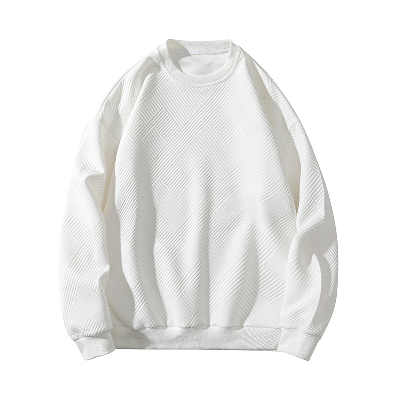 オーバーサイズTシャツ 幾何学模様プルオーバー長袖オーバーサイズトップス