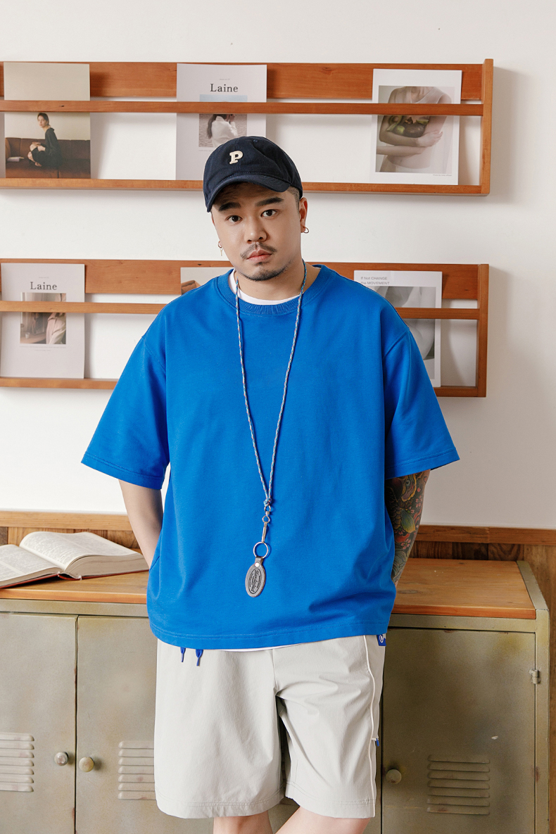 オーバーサイズTシャツ ゆったりシルエット 半袖カジュアルティー