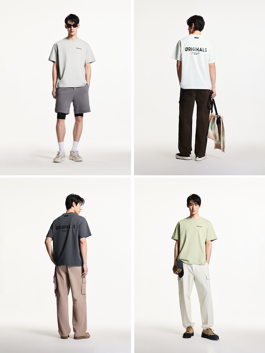 オーバーサイズTシャツ シンプル刺繍入りゆったり半袖