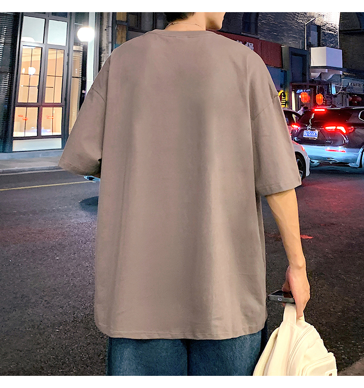 オーバーサイズTシャツ 微笑む心 筆文字デザイン 半袖