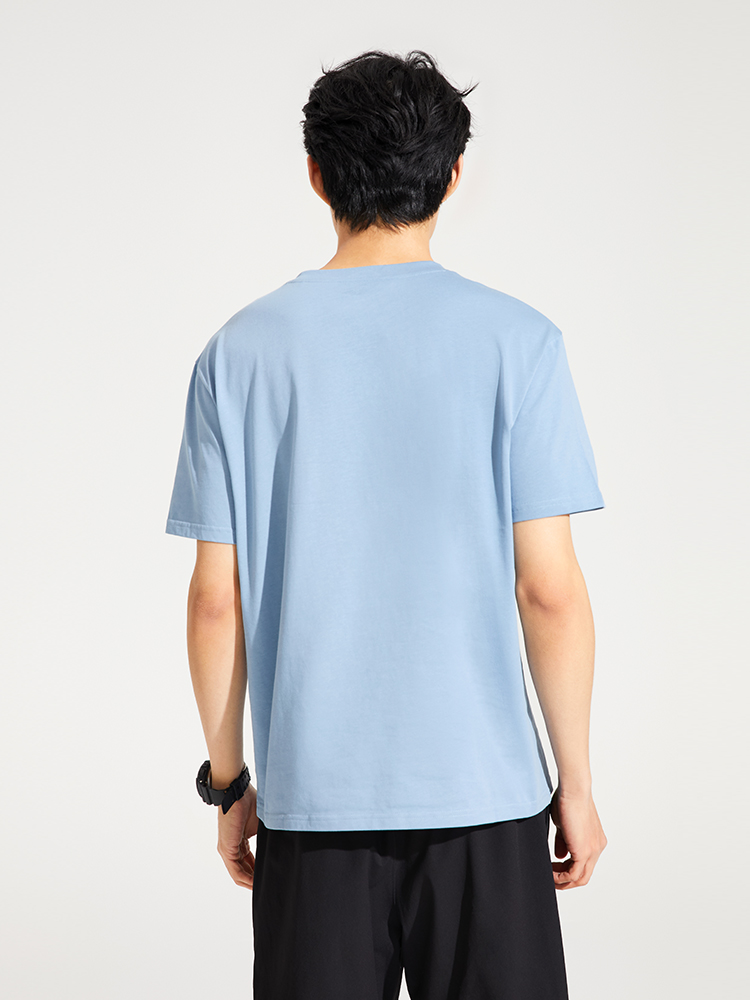 オーバーサイズTシャツ ワンポイント恐竜刺繍ゆったり半袖