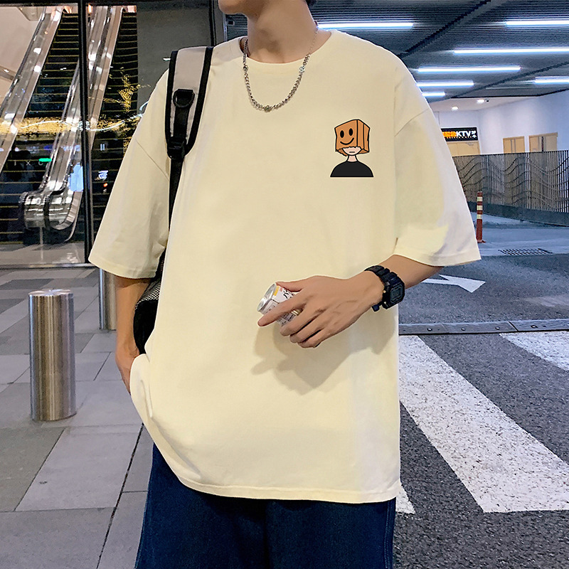オーバーサイズTシャツ 笑顔ボックスくん ゆったりワンピース
