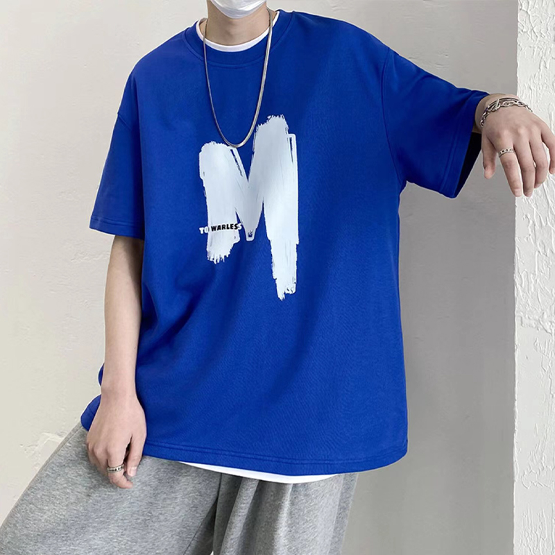 オーバーサイズTシャツ 筆書き文字アート オーバーサイズ
