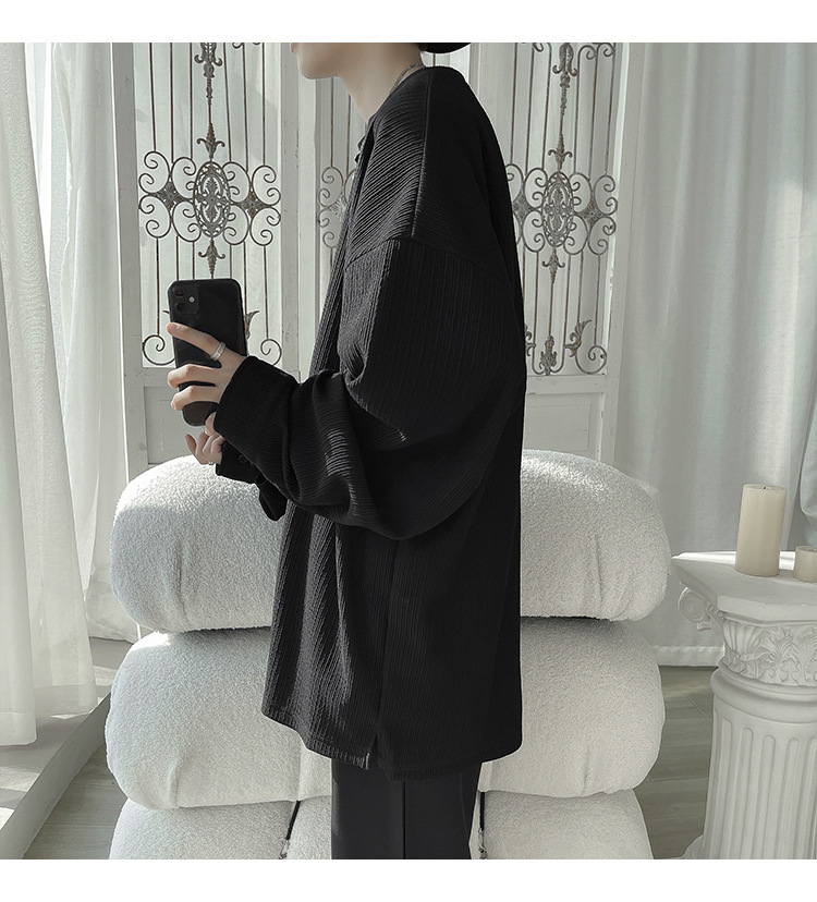 オーバーサイズTシャツ 春新作 長袖プルオーバー メンズ オーバーサイズ トップス