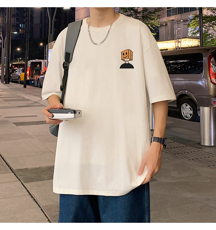 オーバーサイズTシャツ 笑顔ボックスくん ゆったりワンピース
