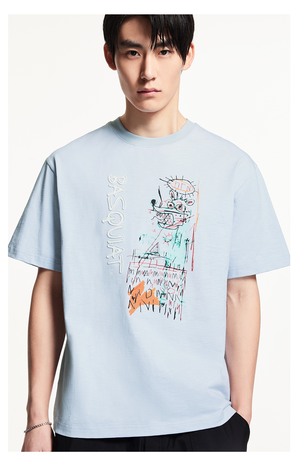 オーバーサイズTシャツ アートプリント ゆったりシルエットＴシャツ