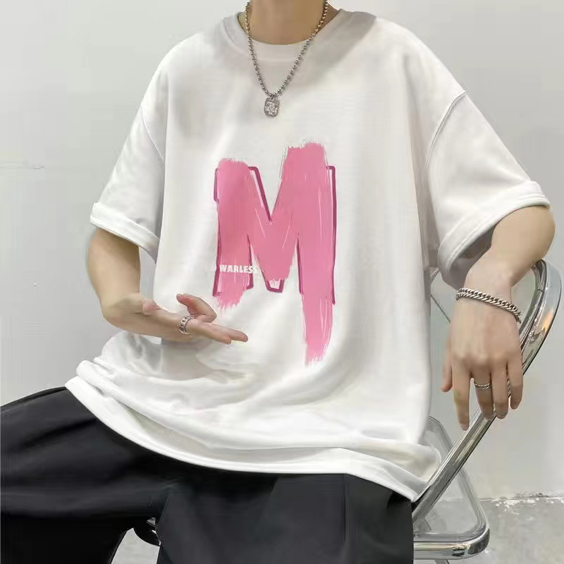オーバーサイズTシャツ 筆書き文字アート オーバーサイズ