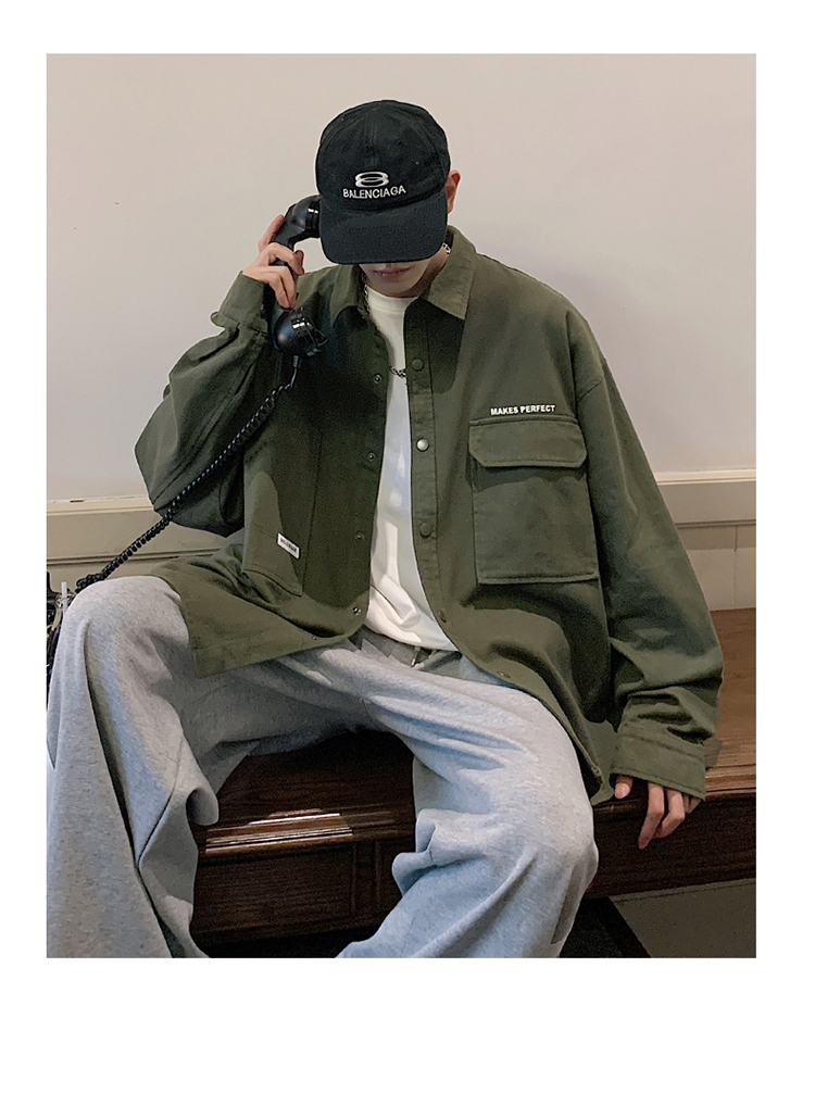 オーバーサイズTシャツ ゆとりシルエット ワークシャツ