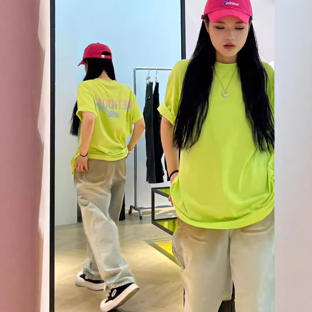 オーバーサイズTシャツ レディースゆったりシルエット 快適リラックスティー