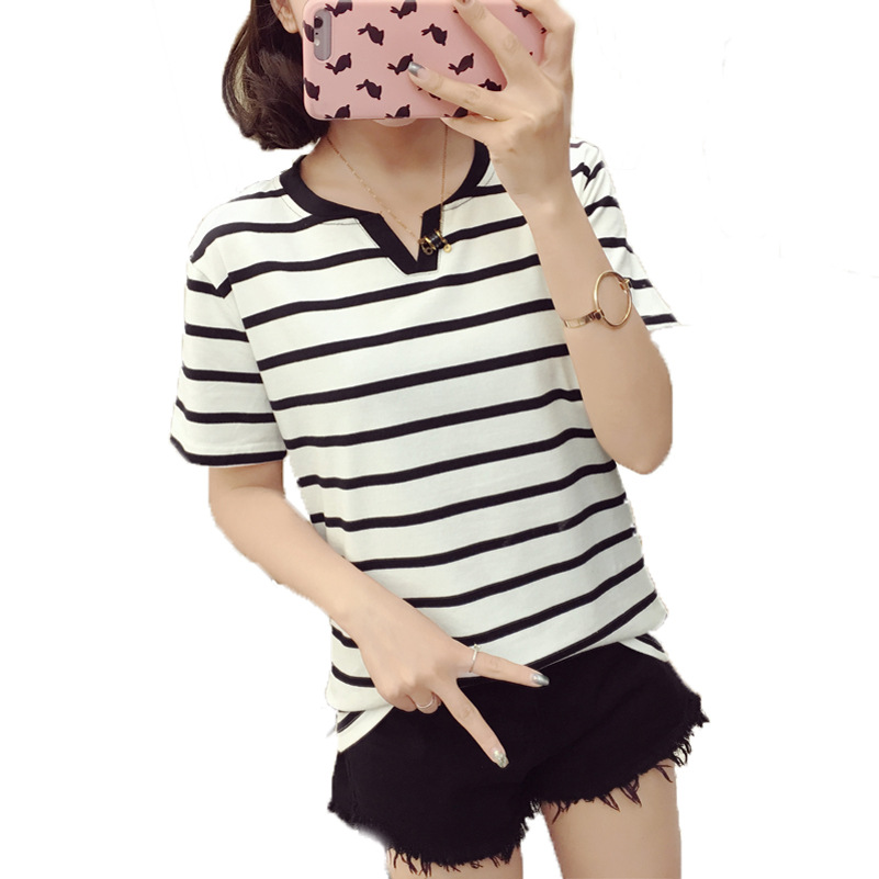 オーバーサイズTシャツ 胸元アクセント ボーダーゆったりカットソー