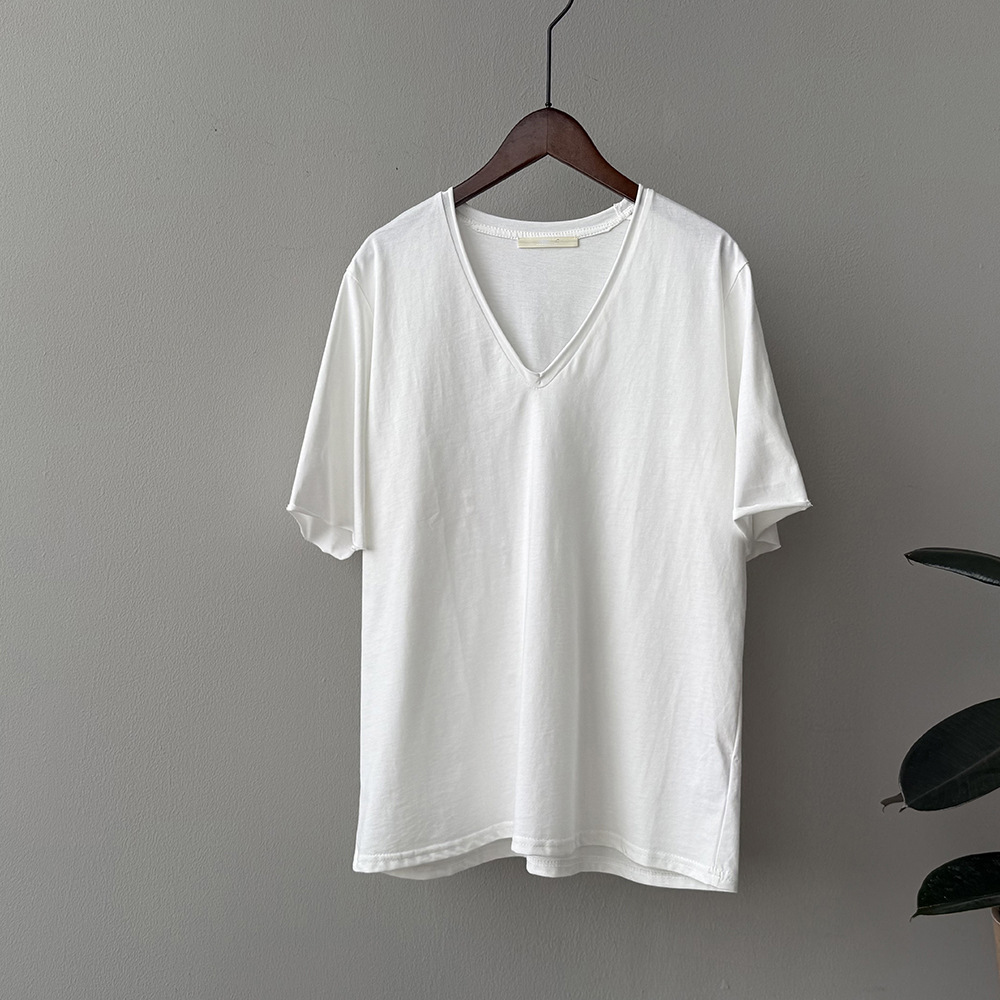 オーバーサイズTシャツ 優雅な横ゆるシルエット 丸首ゆったりティー